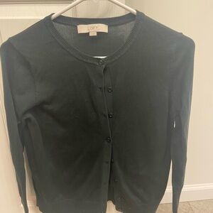 LOFT Women's Hunter Green Sweater